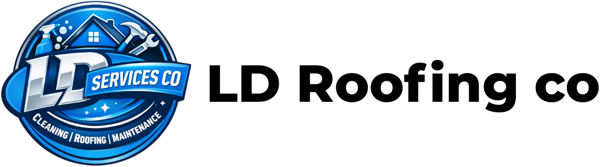 LD Roofing Co logo with company name